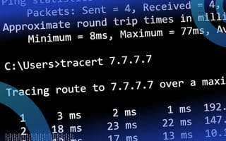 A screen of tracing code.
